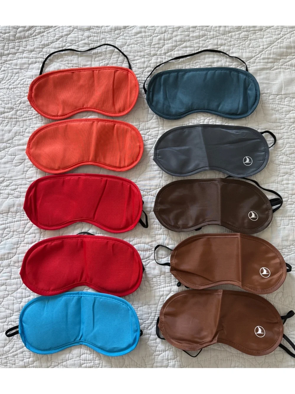 Turkish Airlines Travel Eye Sleep Mask Set of 10